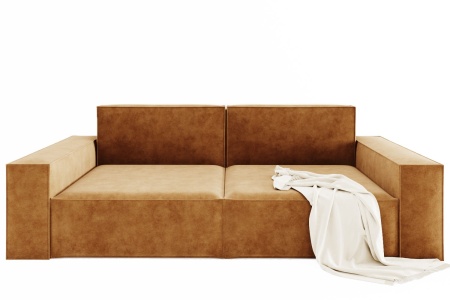 Диван Прямой Хельсинки с ножками-кубышками Ш-2650 х Г-1080 х В-1000 мм/Спальное место Ш-1530 х Г-2020 мм