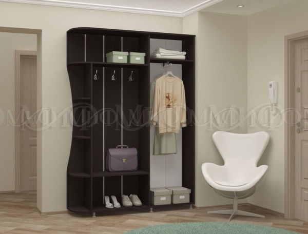 Прихожая Ксения-1 МДФ/Разные Цвета (1,55*2,15*0,4)