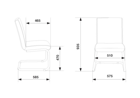 Кресло офисное Бюрократ CH-250-V черное