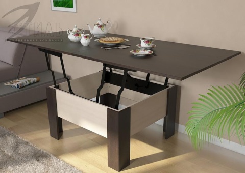 Стол Журнальный-Трансформер №8 (Ш-800/1600 х В-750 х Г-800 мм)/Разные Цвета